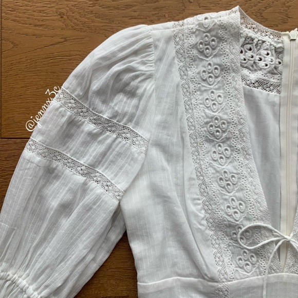 Reformation Cecille Dress || Cream - Picture 6 of 16